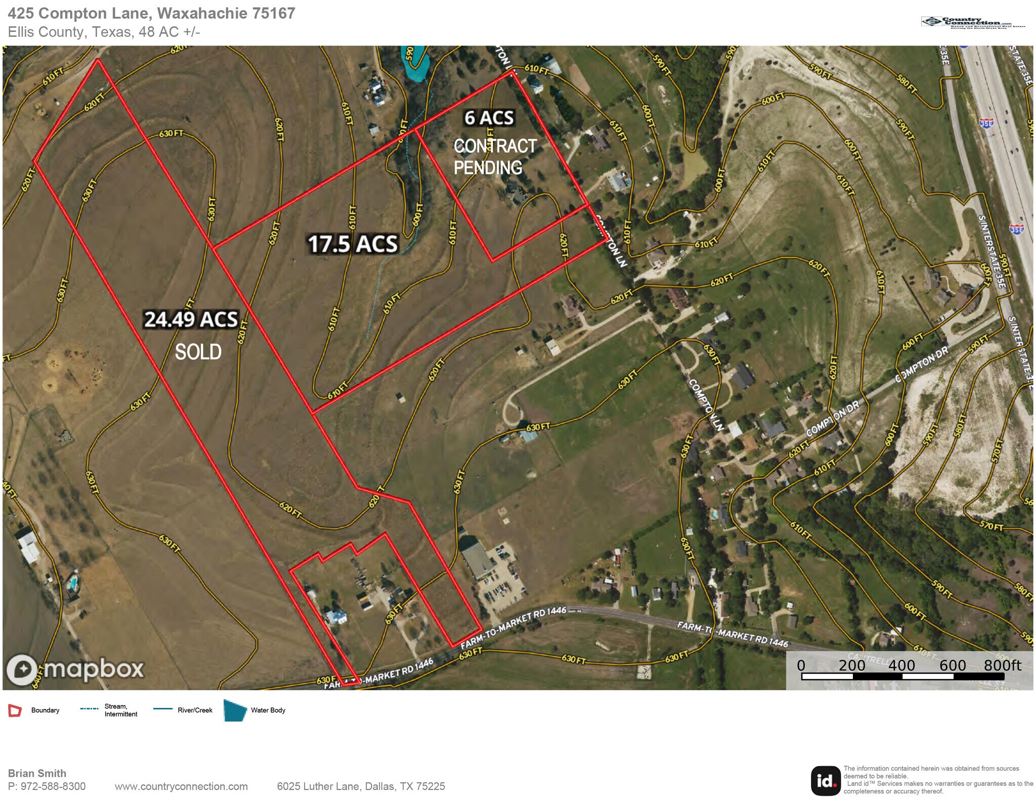 Compton Ln FM 1446 Waxahachie, TX 75167 Land Property for Sale on