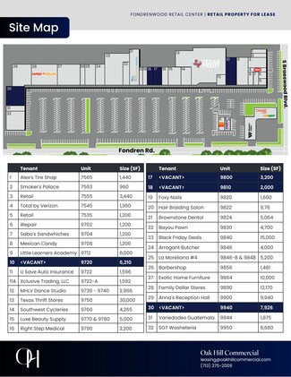 Houston, TX Retail - 9700-9950 Fondren Rd
