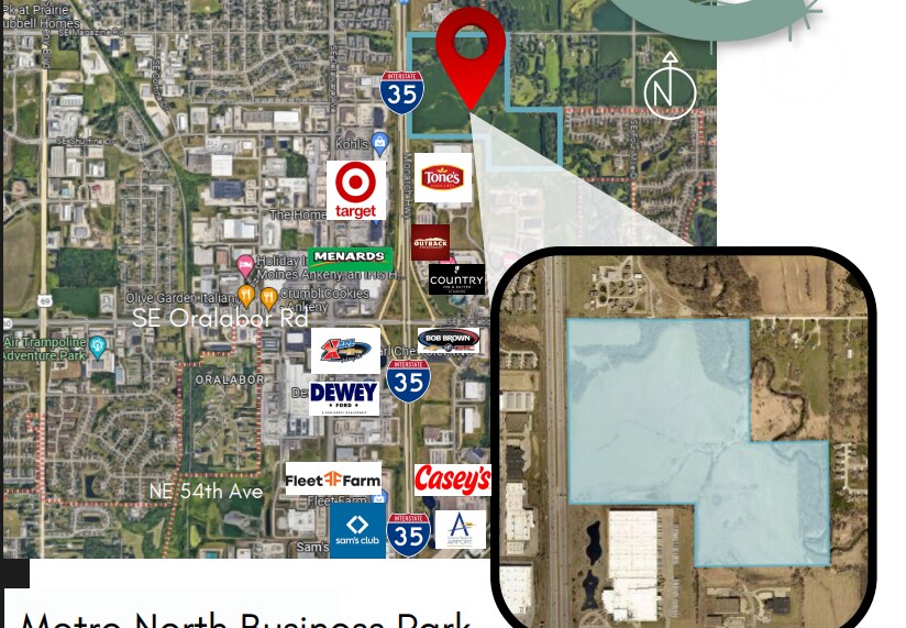 Metro North Business Park Ankeny, IA 50021 Land Property for Sale on