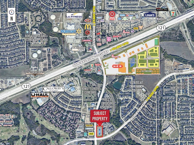 NEQ Ridgeview & Custer, Allen, TX for Rent