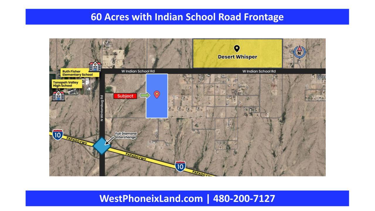 Indian school road, Tonopah, AZ for Sale