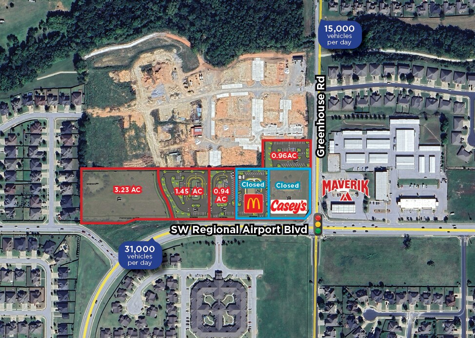 SW Regional Airport Blvd @ Greenhouse Road, Bentonville, AR for Sale