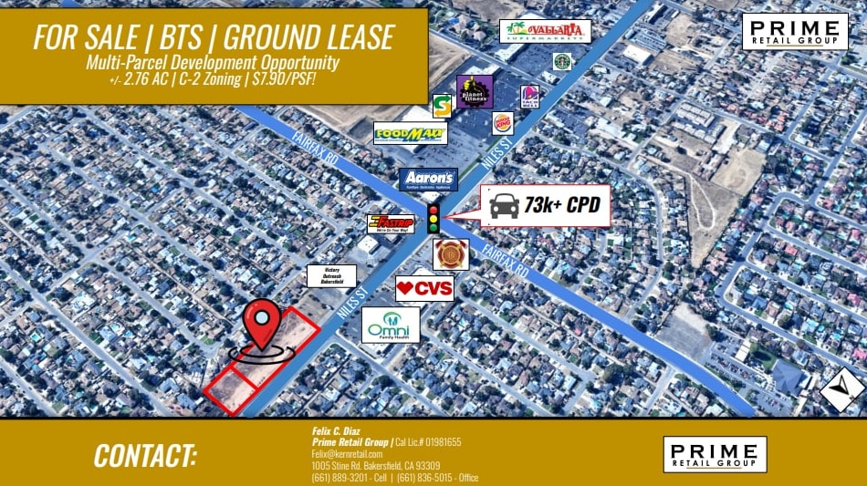 133-010-05 & 133-152-01, Bakersfield, CA for Sale