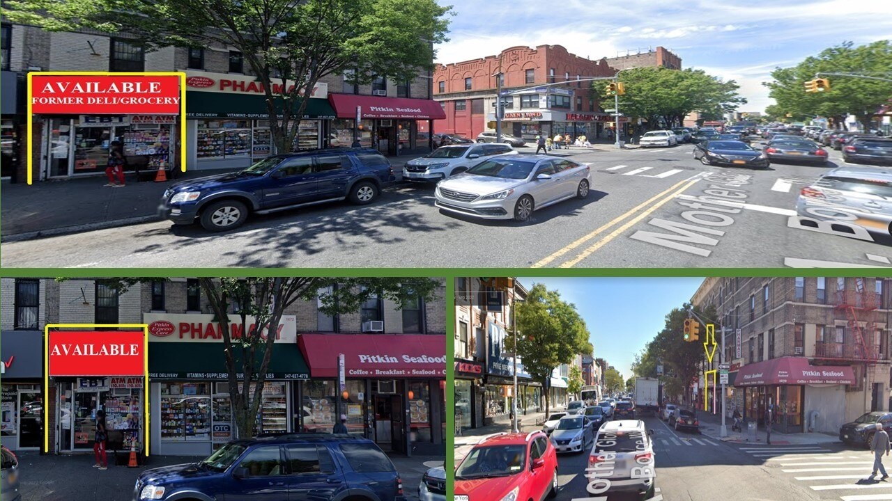 1672-1676 Pitkin Ave, Brooklyn, NY for Rent