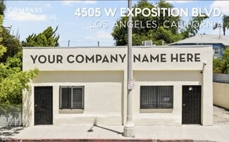 Los Angeles, CA Storefront Retail/Office - 4505 Exposition Blvd