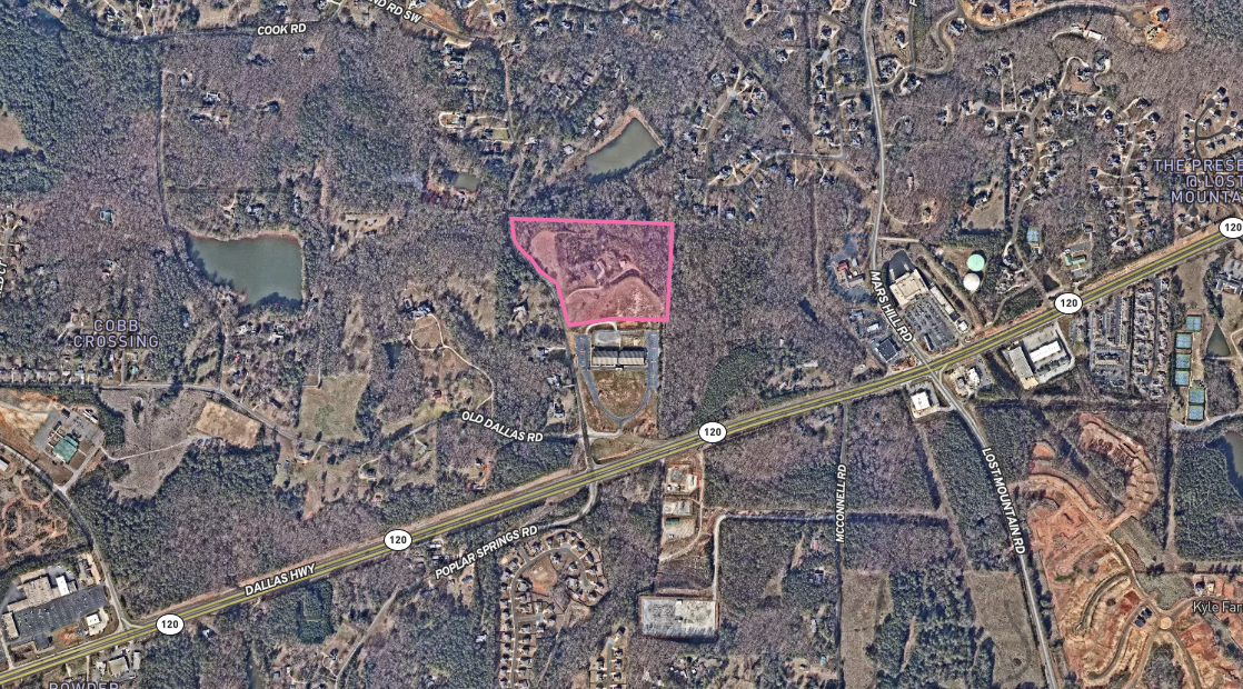 15 +/- acres On Old Dallas Hwy - Hwy 20 Hwy, Powder Springs, GA for Sale