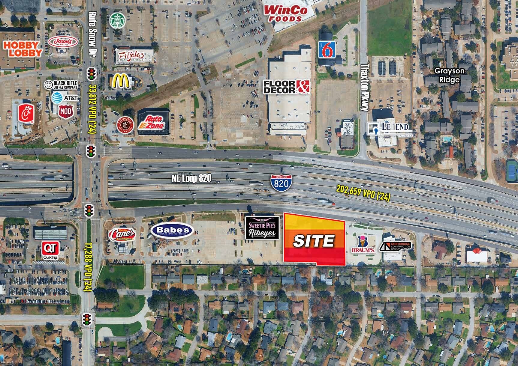 SEQ I-820 & Rufe Snow Dr, North Richland Hills, TX for Rent