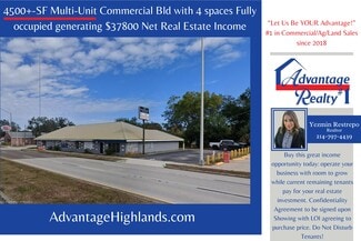Avon Park, FL Storefront Retail/Office - 746-750 Us Highway 27 N Avon Park, FL Storefront Retail/Office - 746-750 Us Highway 27 N