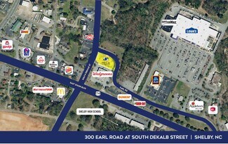 Shelby, NC Commercial Land - 300 Earl Rd