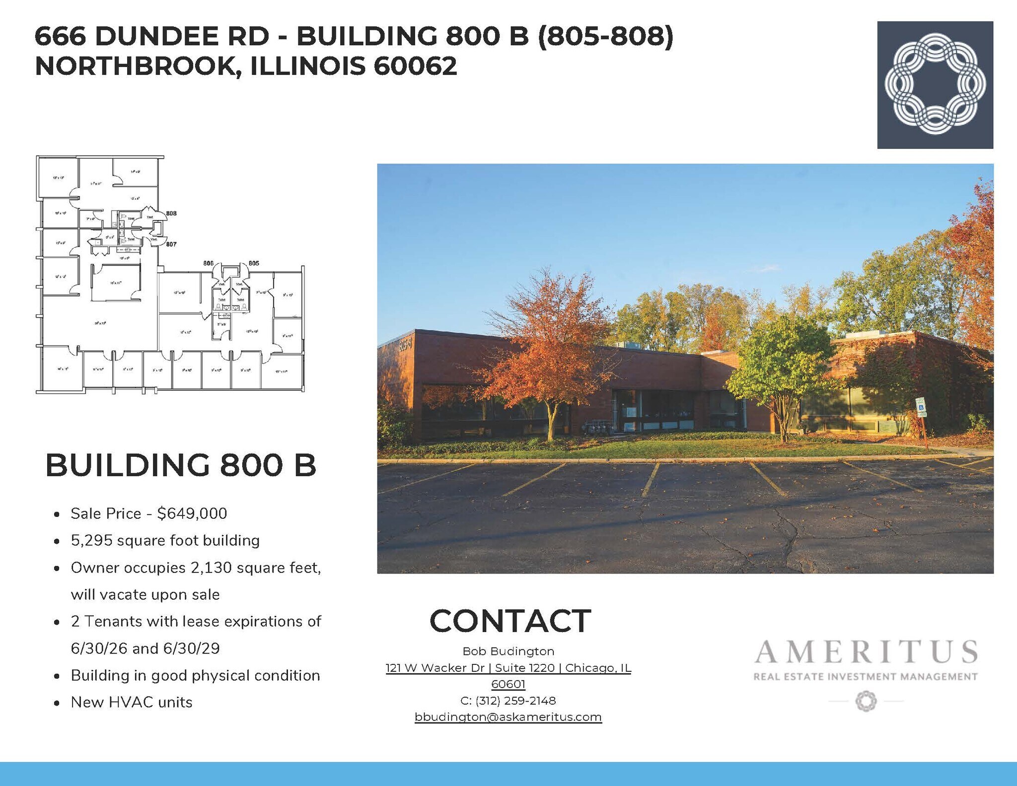 666 Dundee Rd, Northbrook, IL for Sale