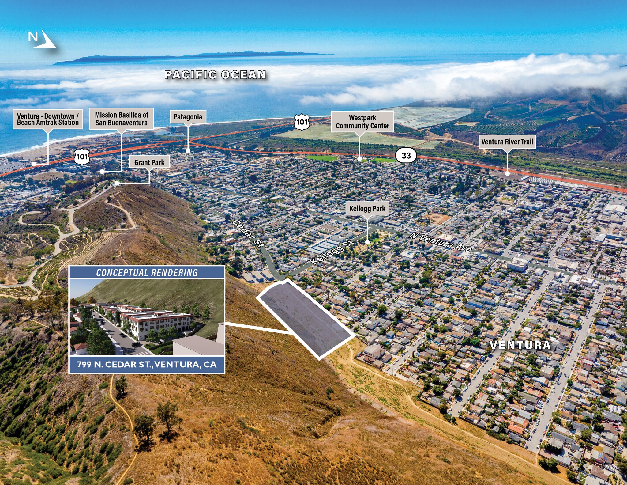 799 N. Cedar Street, Ventura, CA for Sale
