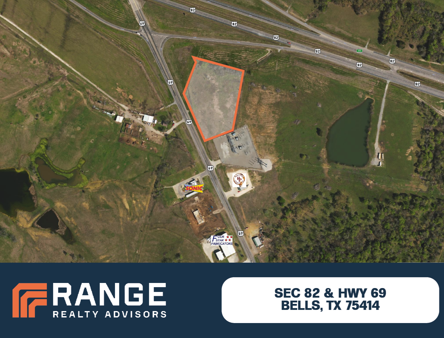 Hwy 82 & Hwy 69, Bells, TX for Sale