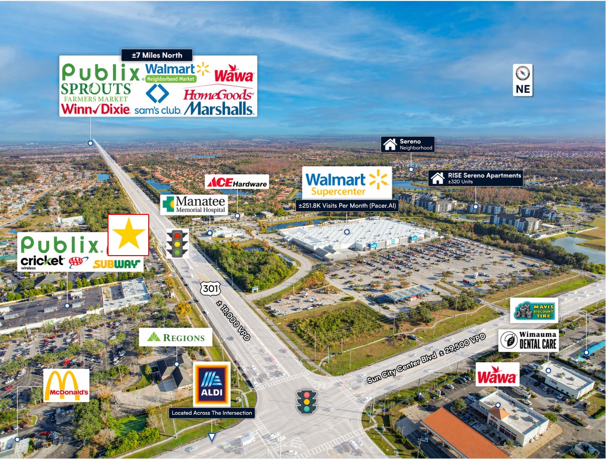 16437 US-301, Sun City Center, FL for Rent