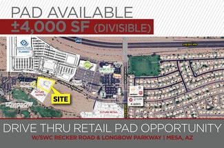 Mesa, AZ Retail - W/SWC Recker Rd & Longbow Pky