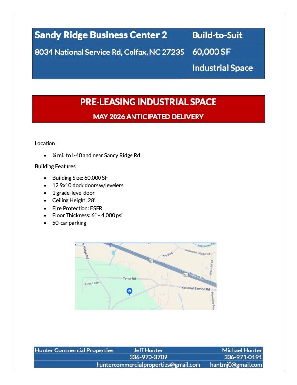 8034 National Service Rd, Colfax, NC for Rent