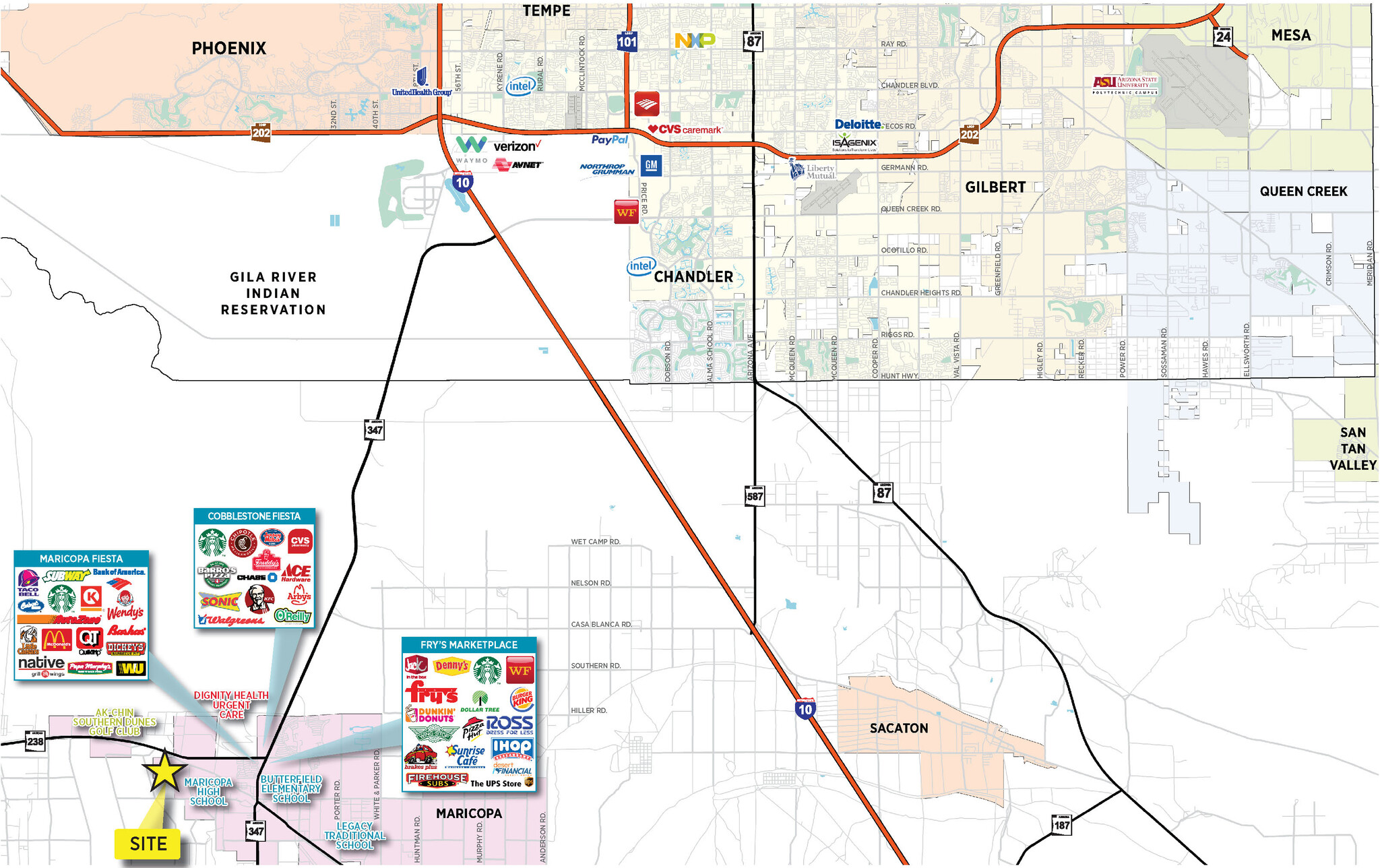 Highway 347 & Highway 238 Maricopa, Maricopa, AZ for Sale