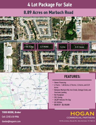 San Antonio, TX Commercial - Marbach Rd & Overlook Landing Rd