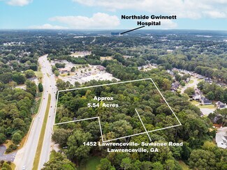 Lawrenceville, GA Commercial Land - 1452 Lawrenceville Suwanee Rd