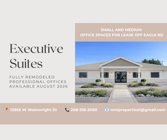Boise, ID Office, Office/Medical - 13855 W Wainwright Dr Boise, ID Office, Office/Medical - 13855 W Wainwright Dr