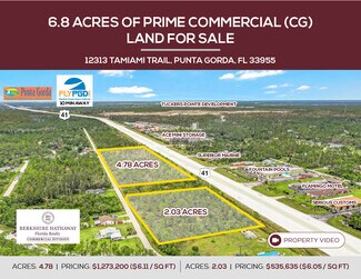 Punta Gorda, FL Commercial Land - 12409-12433 Tamiami Trl