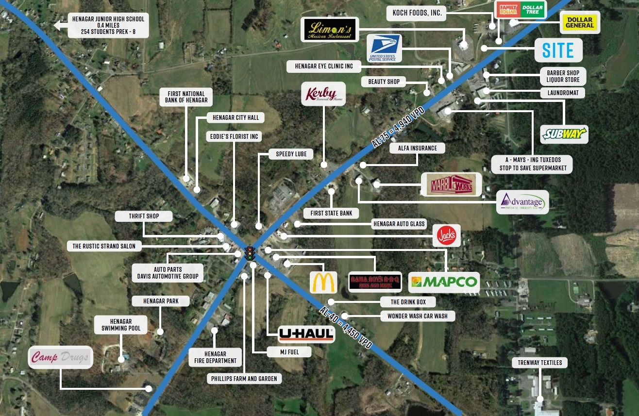 Hwy 75, Henagar, AL for Sale