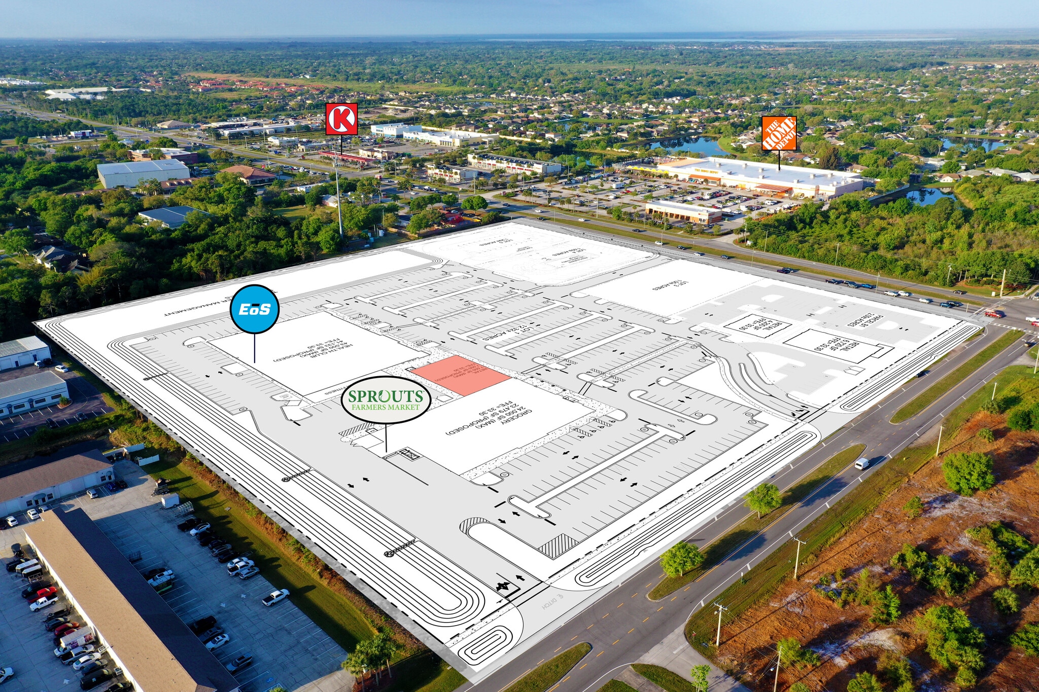 N Wickham Rd/ Business Center Blvd (SE Corner) Melbourne, FL 32940