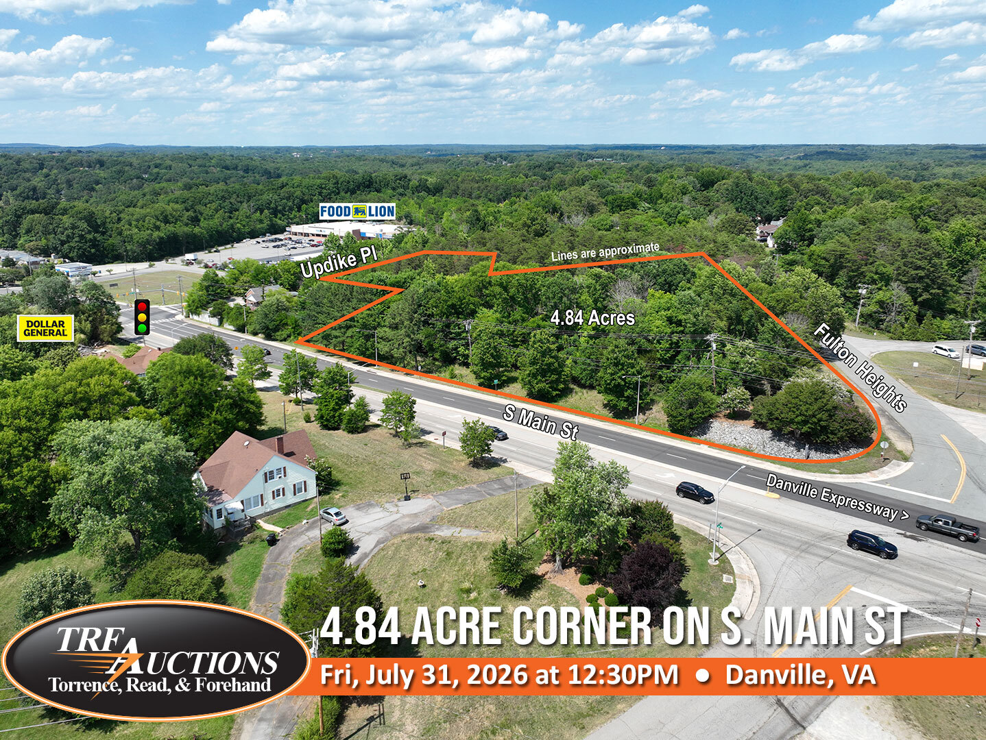 S Main st @ Fulton Heights, Danville, VA for Sale