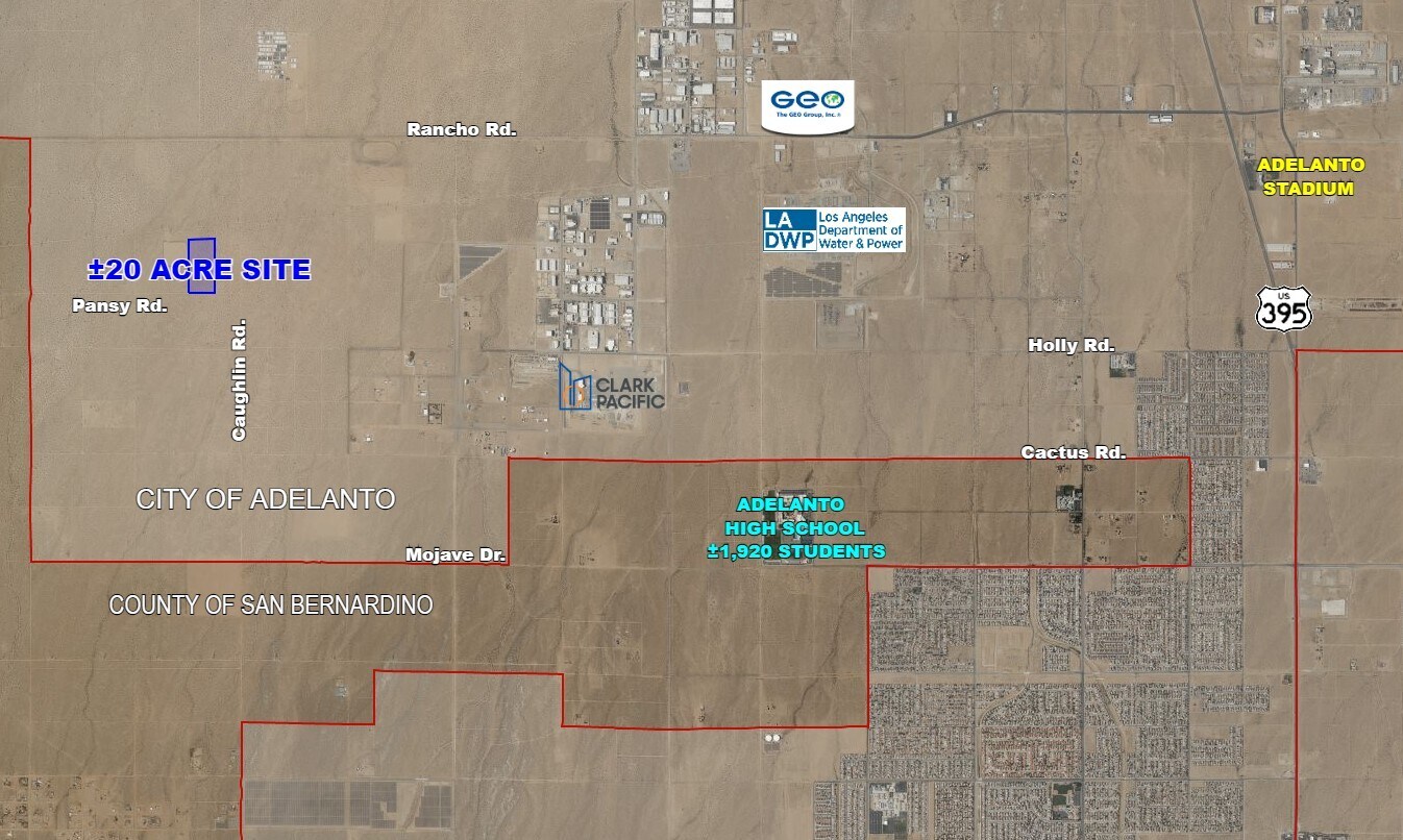 Pansy Rd @ Caughlin Rd, Adelanto, CA for Sale