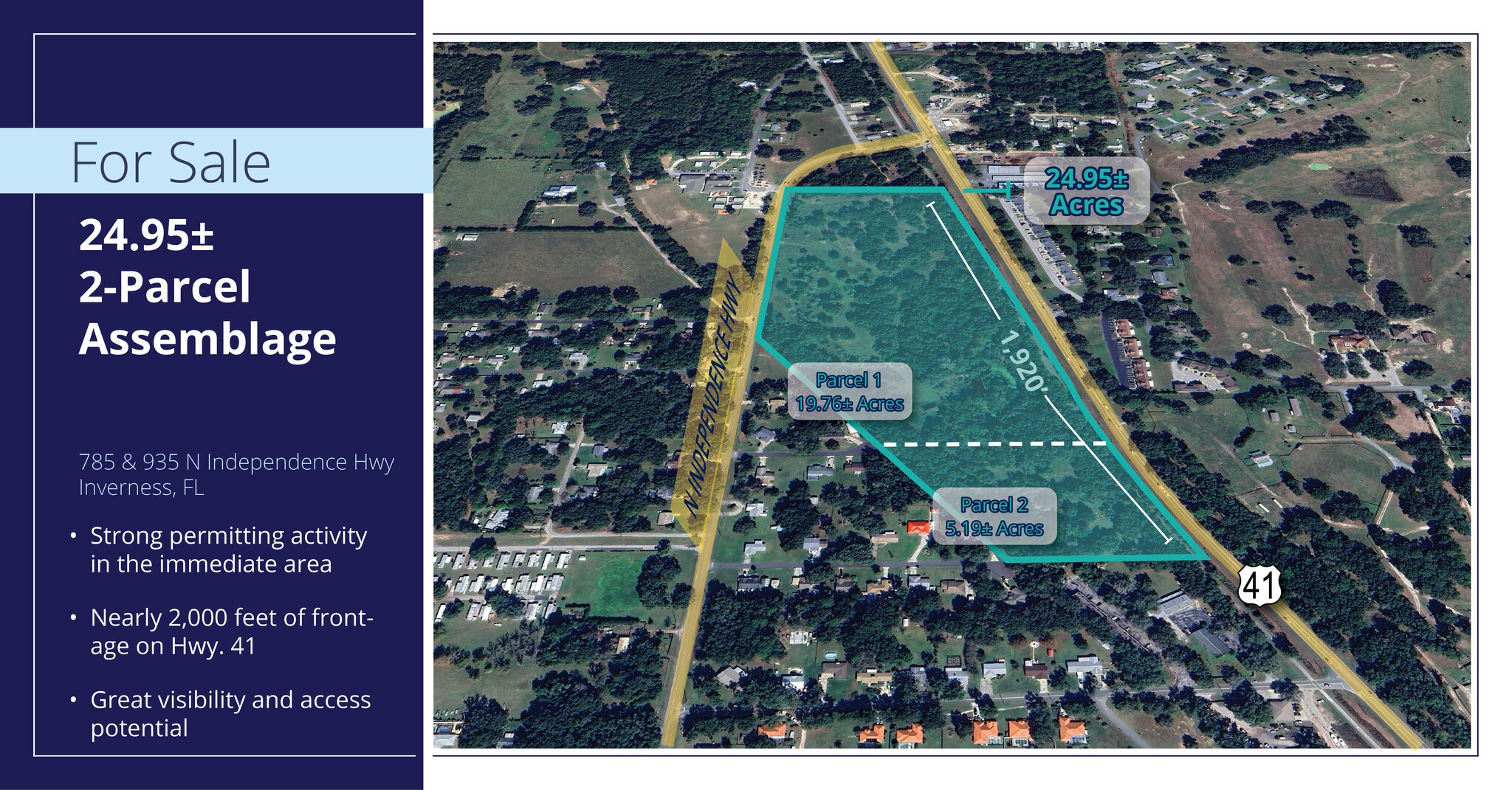 785 & 935 N Independence Hwy, Inverness, FL for Sale