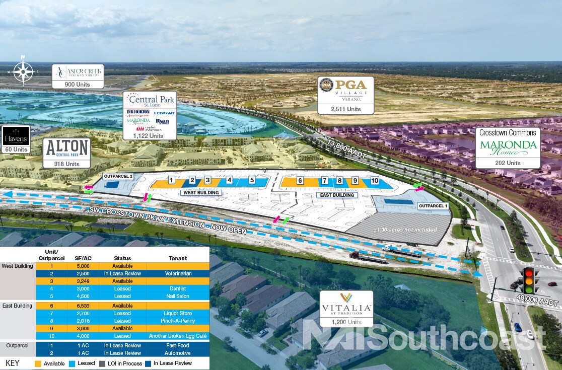 0 Crosstown Pkwy & SW Village Pkwy, Port Saint Lucie, FL for Sale