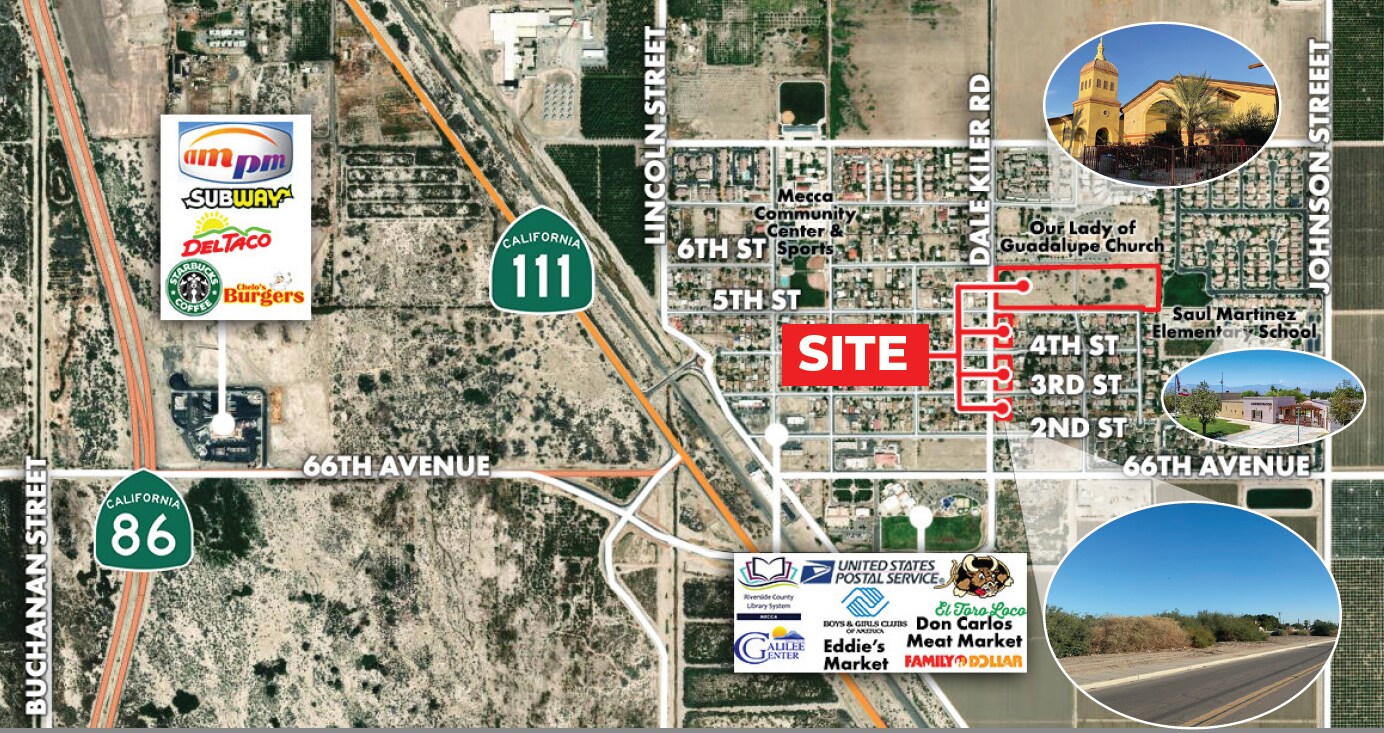 Dale Kiler Road @ 5th Street, Mecca, CA for Sale