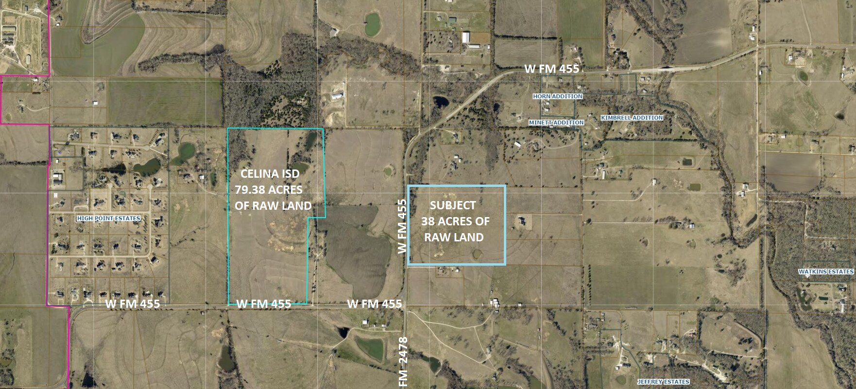 W FM 455 & FM 2478 (Custer Road) Rd @ W FM 455 & FM 2478, Celina, TX for Sale