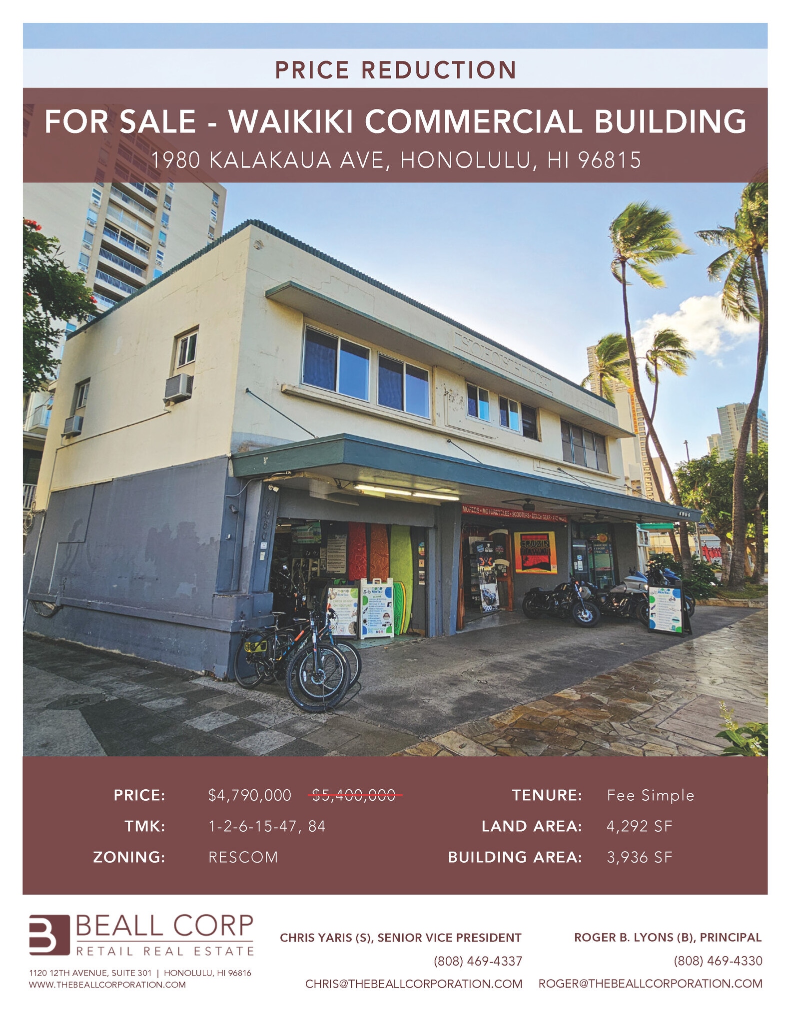 1980-1984 Kalakaua Ave, Honolulu, HI for Sale