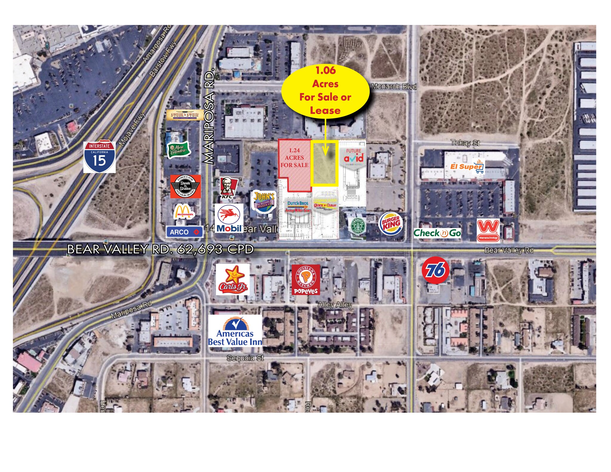 Bear Valley Rd & Mariposa Rd, Victorville, CA for Rent