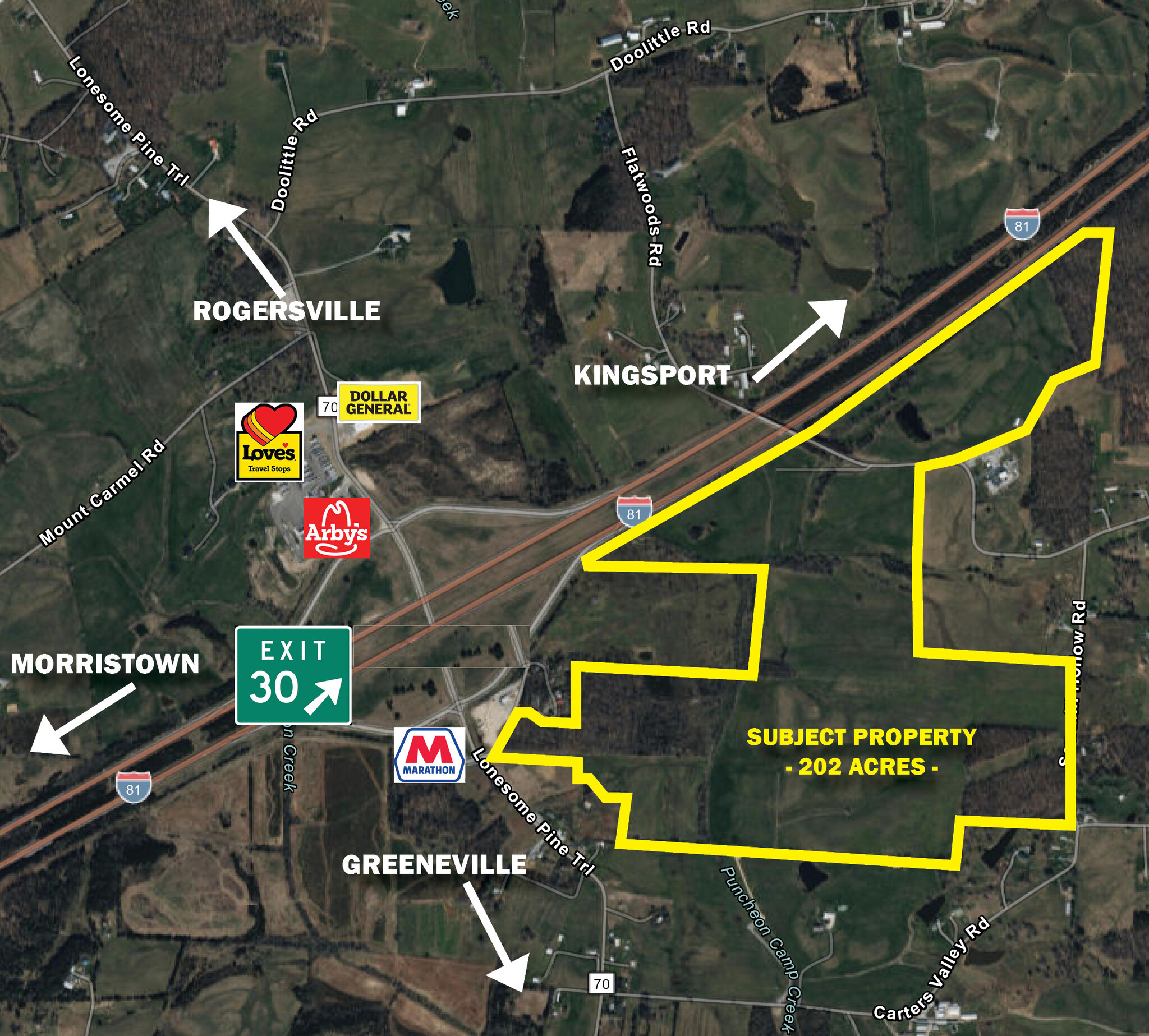 Flatwoods Road, Mosheim, TN for Sale