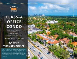Coral Gables, FL Office - 500 S Dixie Hwy