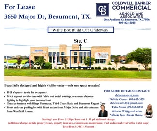 Beaumont, TX Retail - 3650 N Major Dr