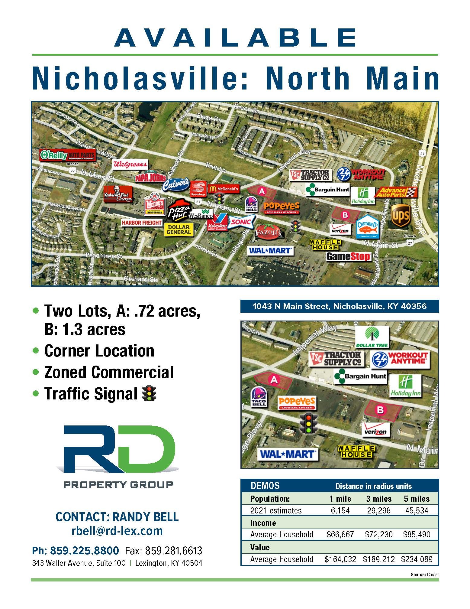 1021 N Main St, Nicholasville, KY for Rent