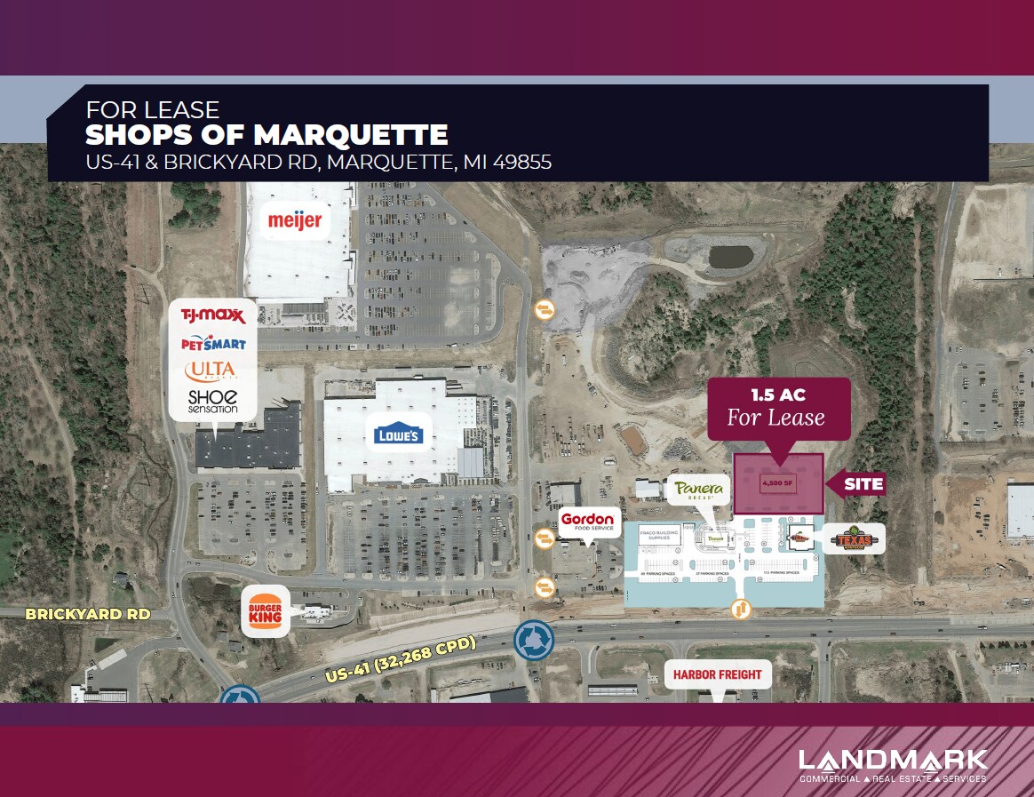 US-41 @ Brickyard Rd, Marquette, MI for Rent