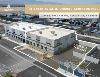 Henderson, NV Warehouse - 3744 E Dale Ave Henderson, NV Warehouse - 3744 E Dale Ave