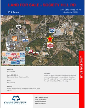 Opelika, AL Commercial - 2701 Society Hill Rd