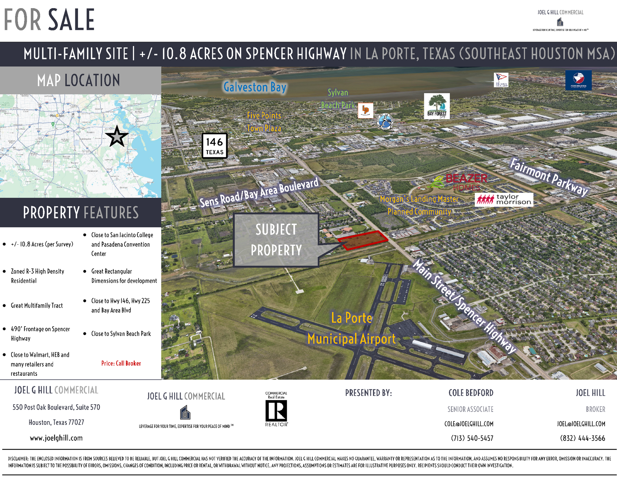 Spencer Hwy @ Boyett Street, La Porte, TX for Sale