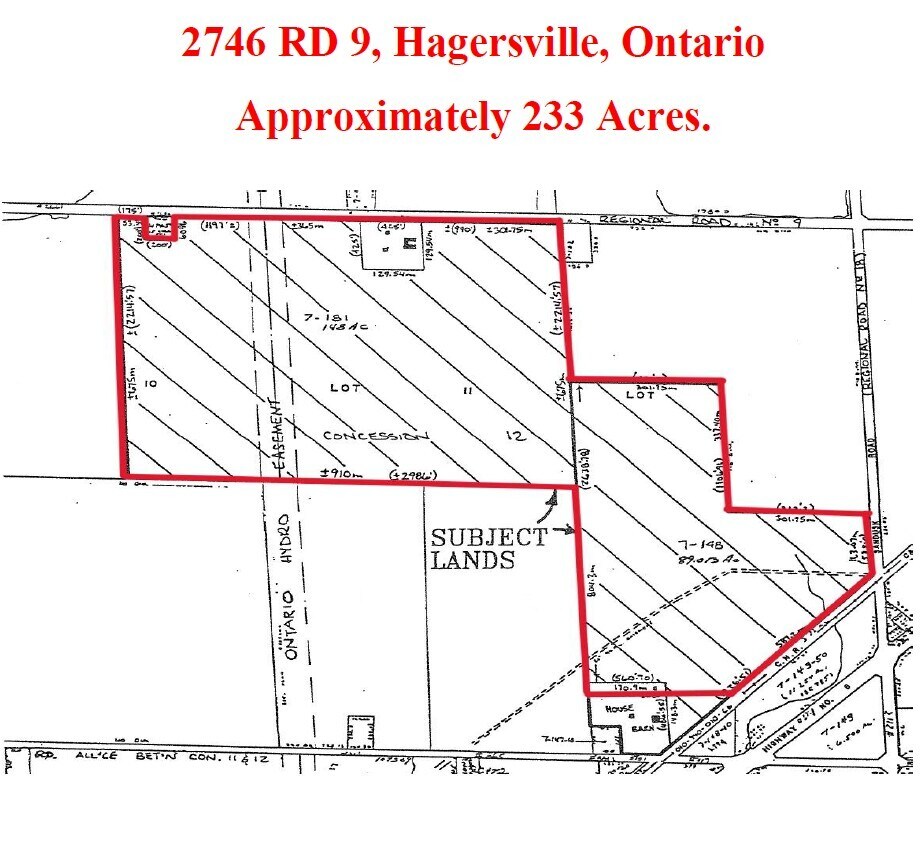 2746 Regional Rd 9, Hagersville, ON for Sale