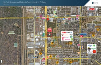 Houston, TX Commercial Land - West Sam Houston Parkway North at Kempwood Drive