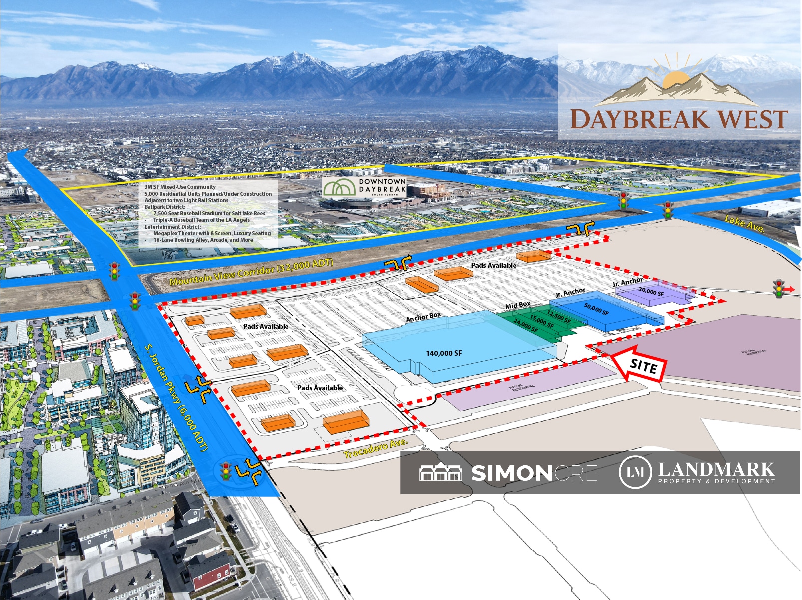 Mountain View Corridor & South Jordan Pkwy, South Jordan, UT for Rent