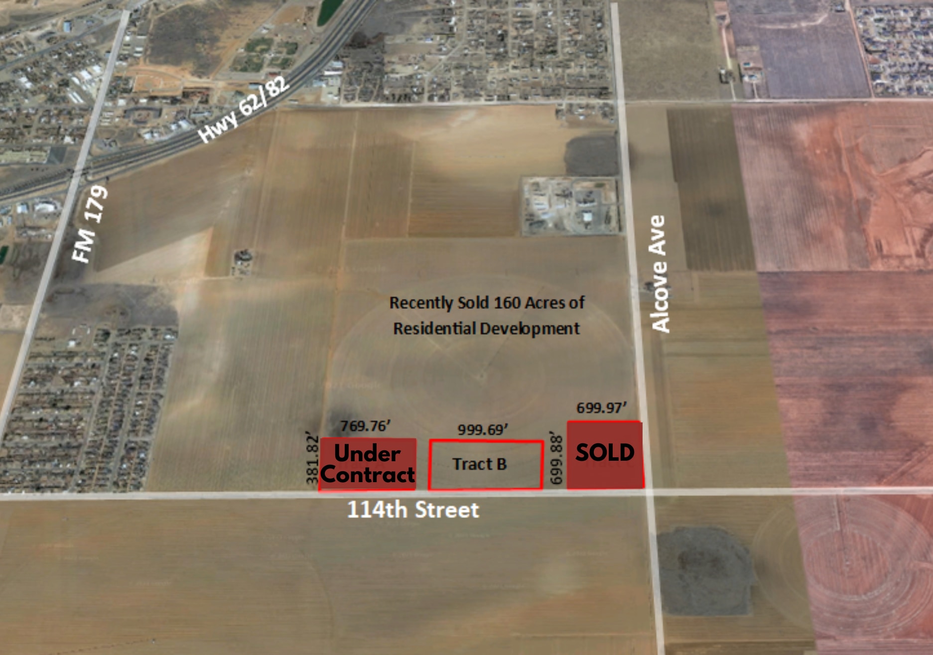 114th and Alcove, Lubbock, TX for Sale