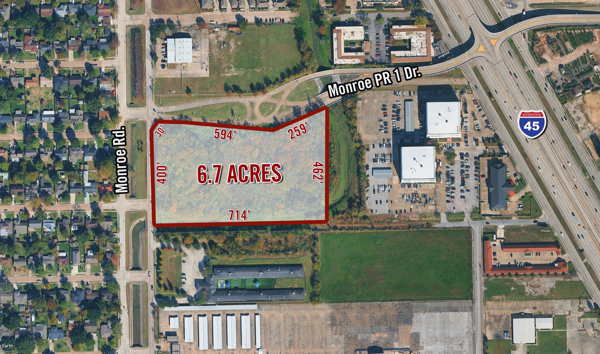 0 Monroe Rd, Houston, TX for Sale