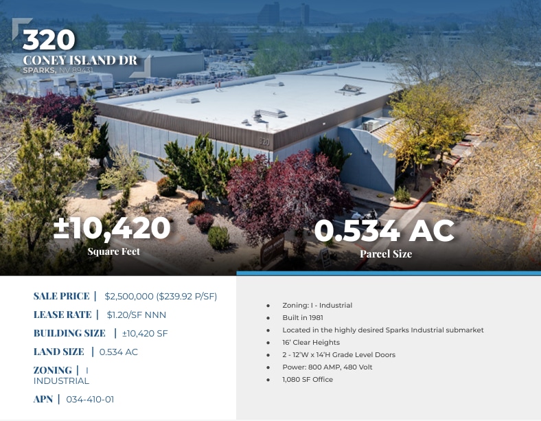 320 Coney Island Dr, Sparks, NV for Sale