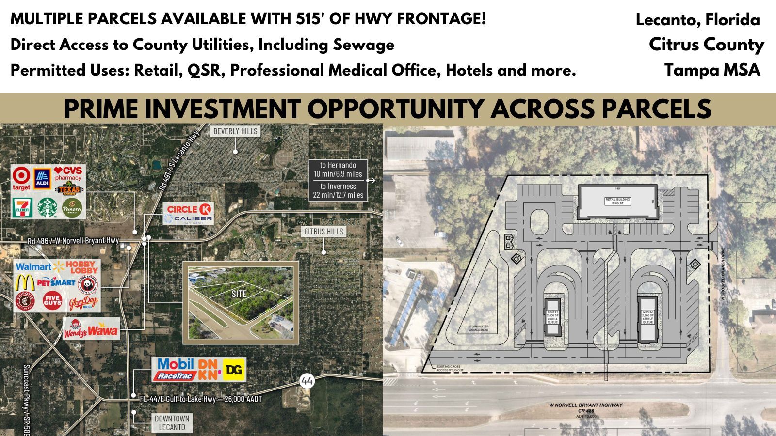 2853 W Norvell Bryant Hwy, Lecanto, FL for Sale