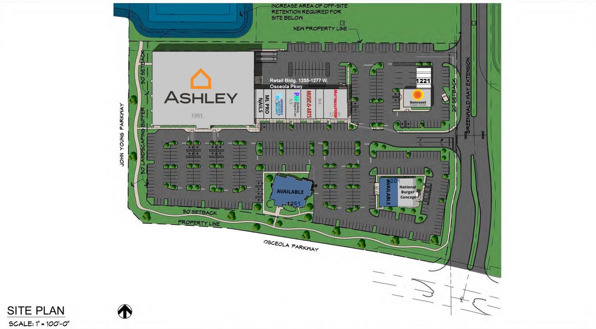 1201-1301 W Osceola Pky, Kissimmee, FL for Rent